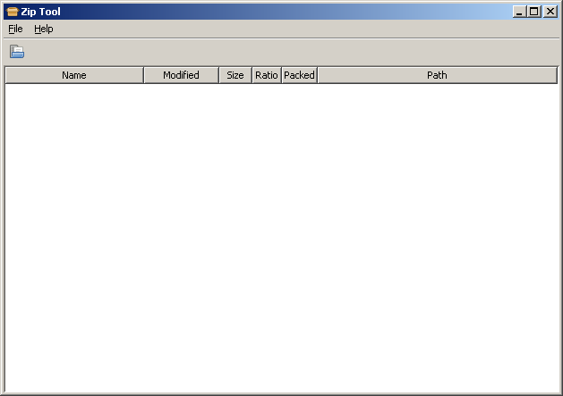 ZipTool4 Screen Shot